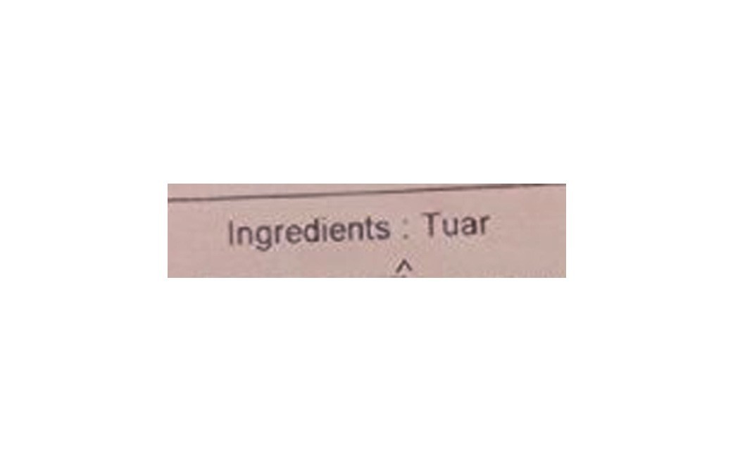 Go Earth Organic Tuar Dal    Pack  1 kilogram